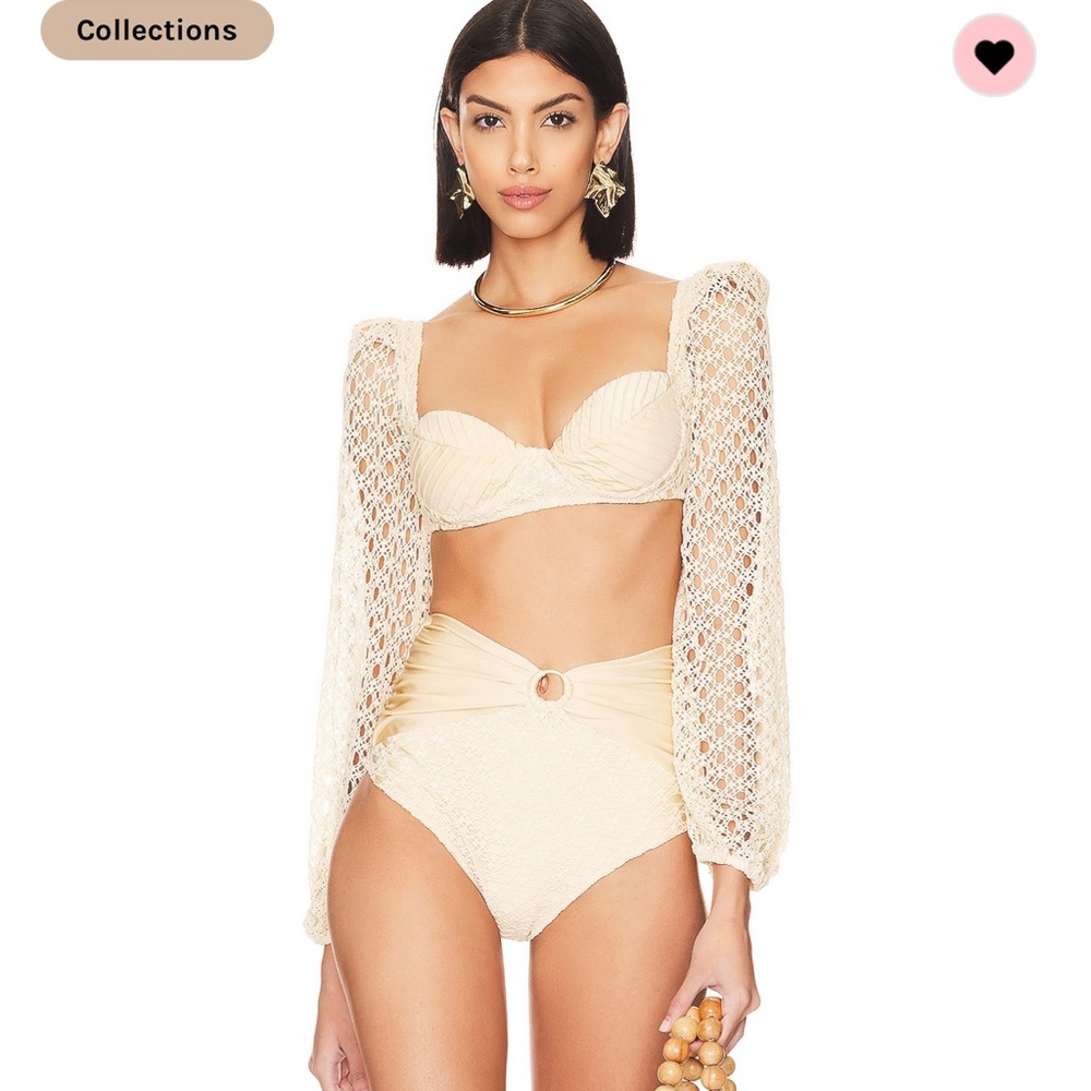 PatBO Monsters Crochet Bikini Top & Bottom